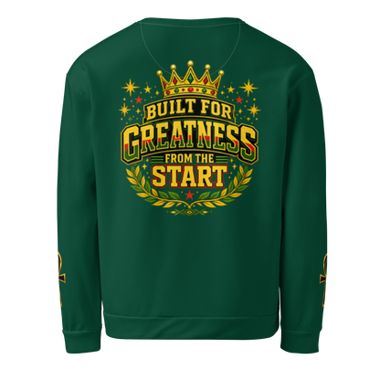 Young King Sweatshirt for Boys in Green