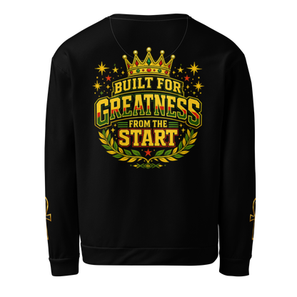 Young King Sweatshirt for Boys in Black