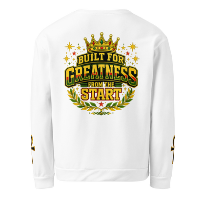 Young King Sweatshirt for Boys in White