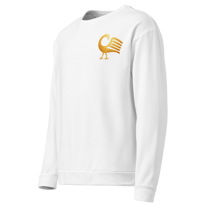 Bold & Rooted Unisex Sweatshirt in White