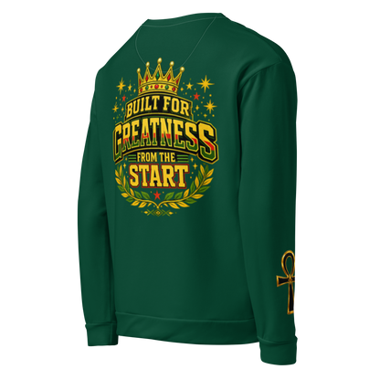 Young King Sweatshirt for Boys in Green