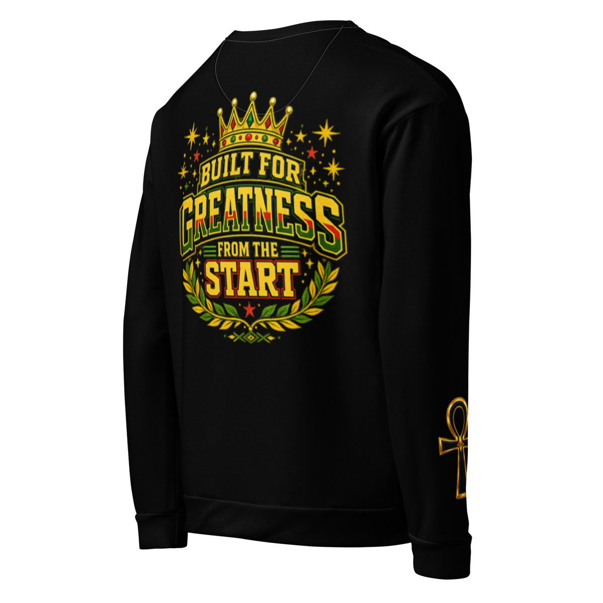 Young King Sweatshirt for Boys in Black