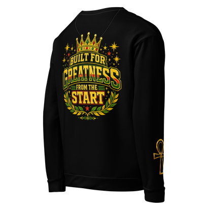 Young King Sweatshirt for Boys in Black