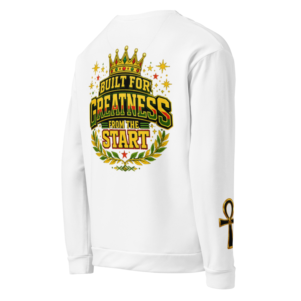 Young King Sweatshirt for Boys in White