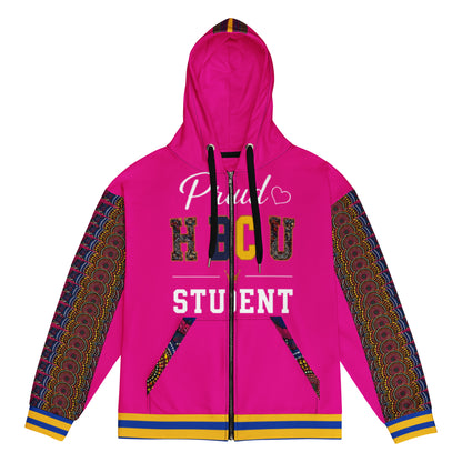 HBCU Unisex Students Zip Hoodie – All-Over Print Recycled Fleece