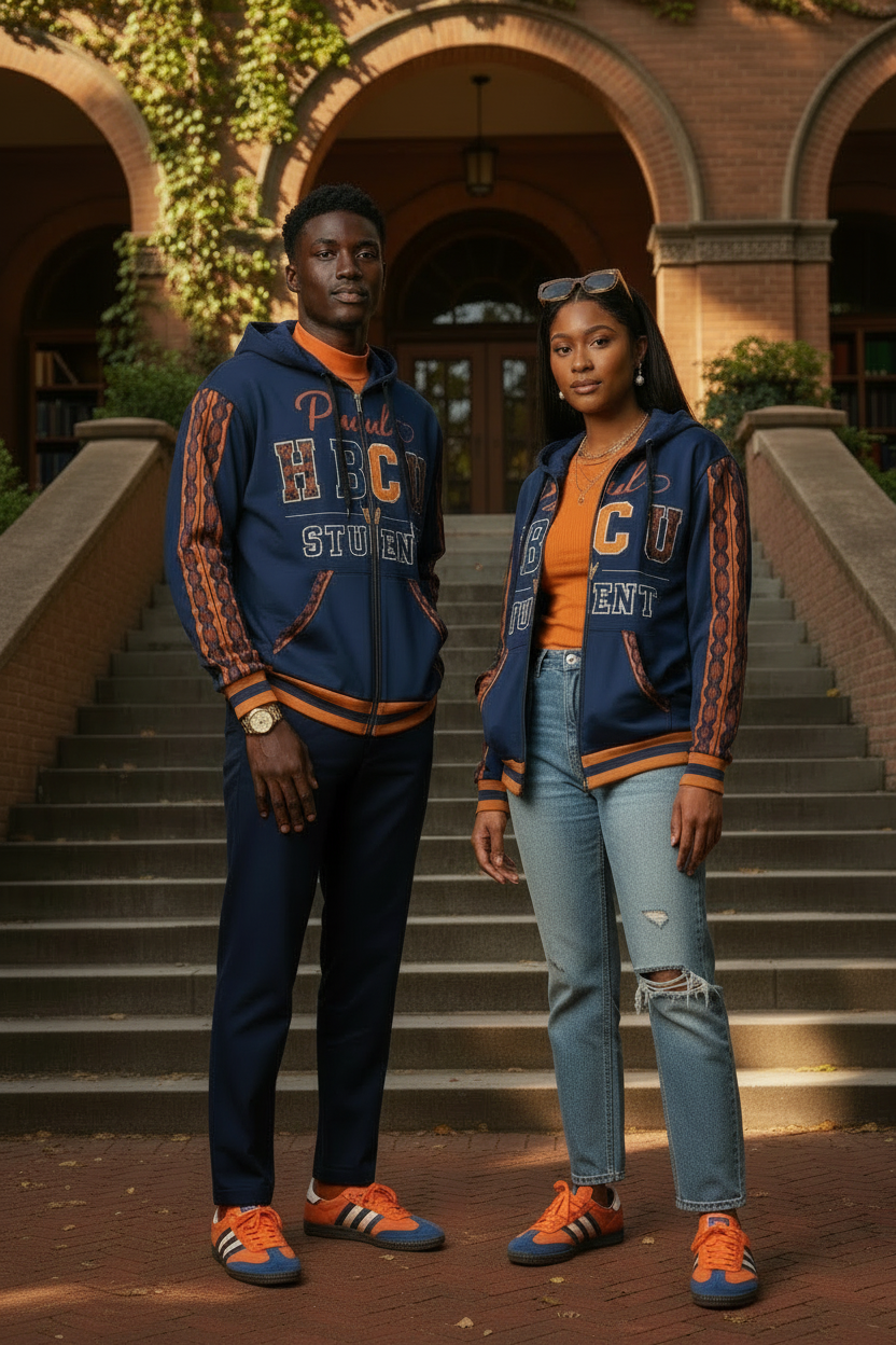 HBCU Student Unisex Zip Hoodie – All-Over Print | Recycled Fleece