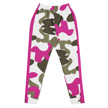 Camo Luxe Joggers for Women in Pink