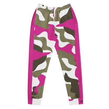 Camo Luxe Joggers for Women in Pink