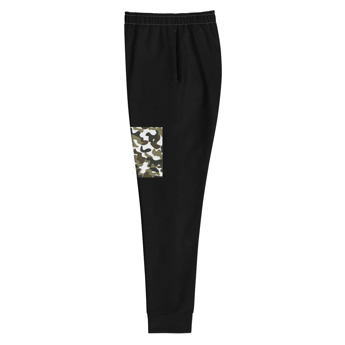 Camo Patch Unisex Joggers in Black