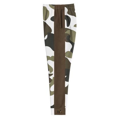 Camo Luxe Joggers for Women in Brown