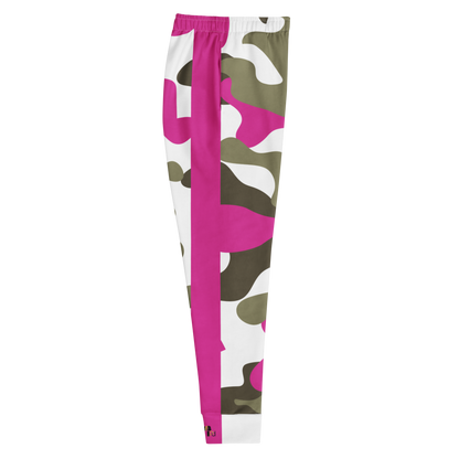 Camo Luxe Joggers for Women in Pink