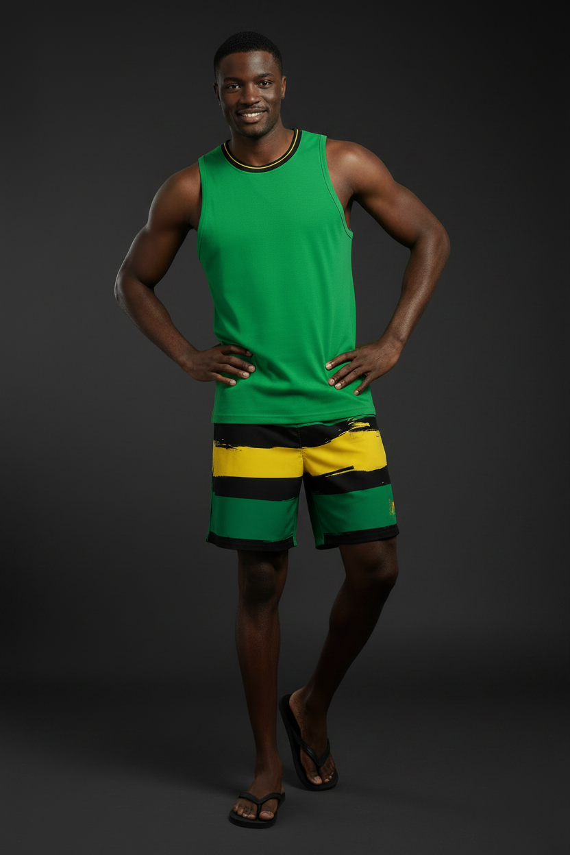 Jamaican Pride Shorts for Men (Long)