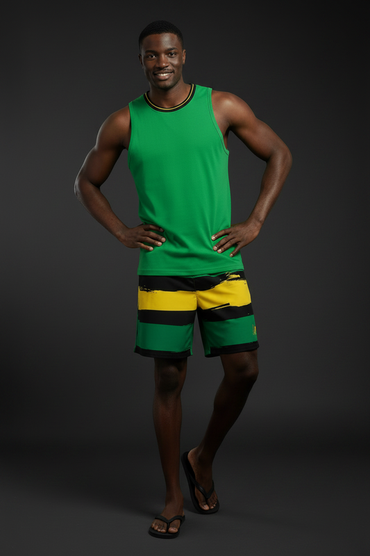 Jamaican Pride Shorts for Men (Long)
