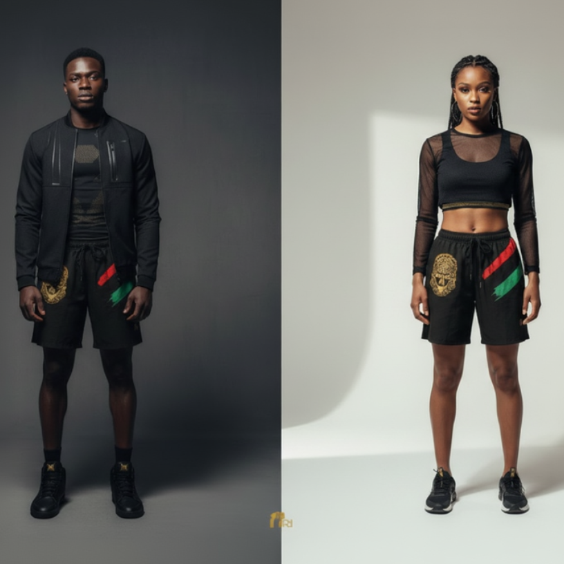 Pan African Pride Unisex Long Shorts