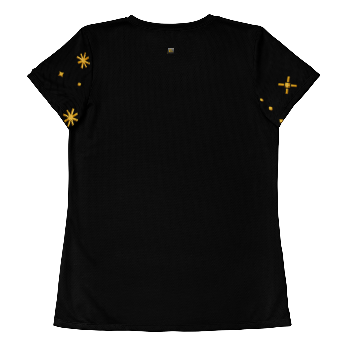 Celestial Bloom Tee for Women in Black