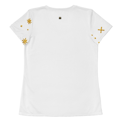 Celestial Bloom Tee for Women in White