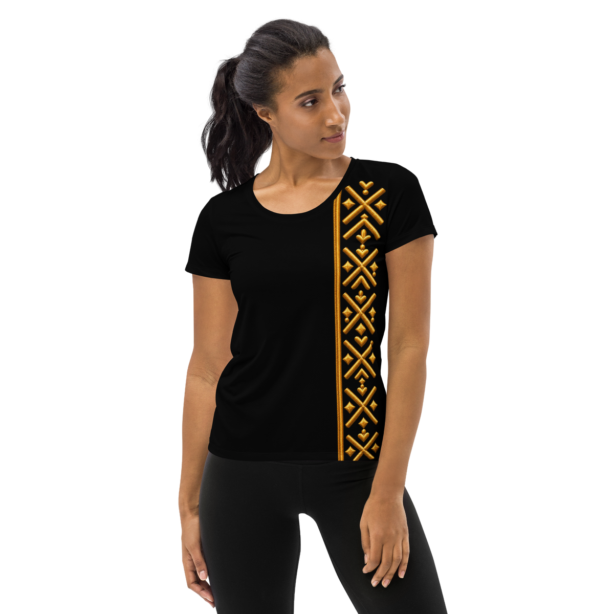 Tribal Stripe Power Tee for Women