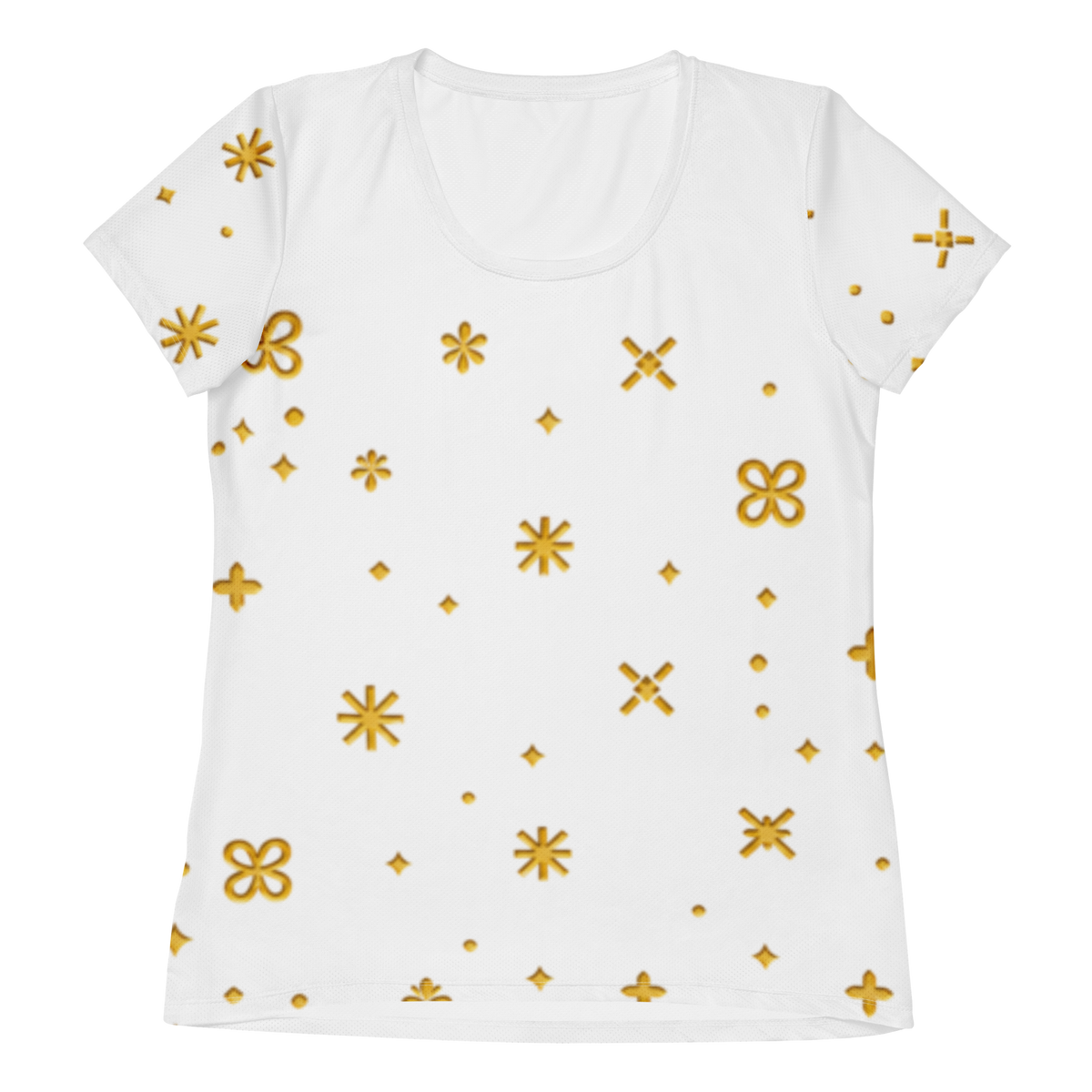Celestial Bloom Tee for Women in White