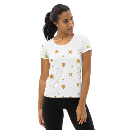 Celestial Bloom Tee for Women in White