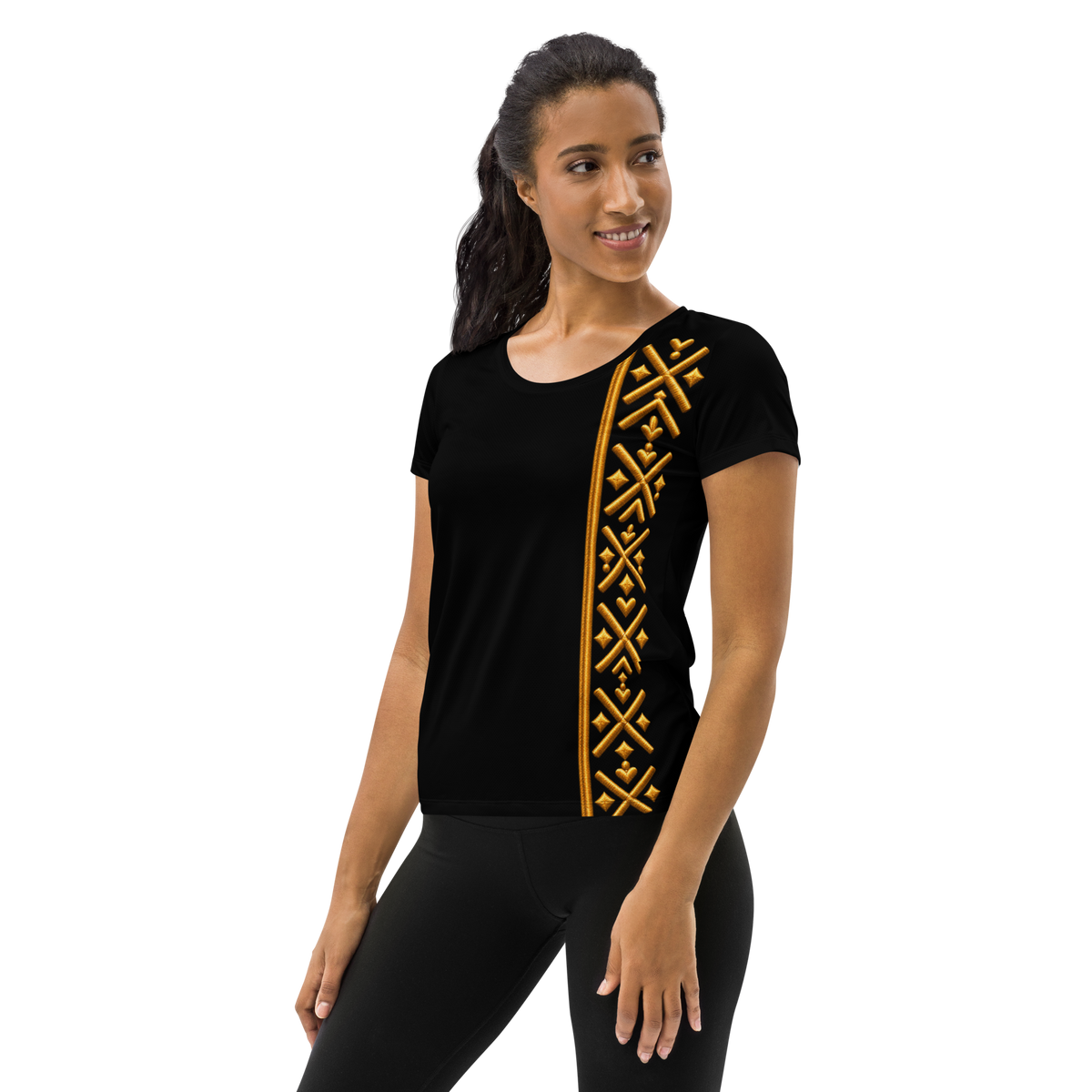 Tribal Stripe Power Tee for Women