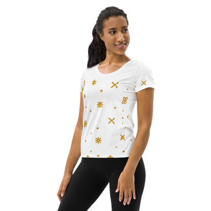 Celestial Bloom Tee for Women in White