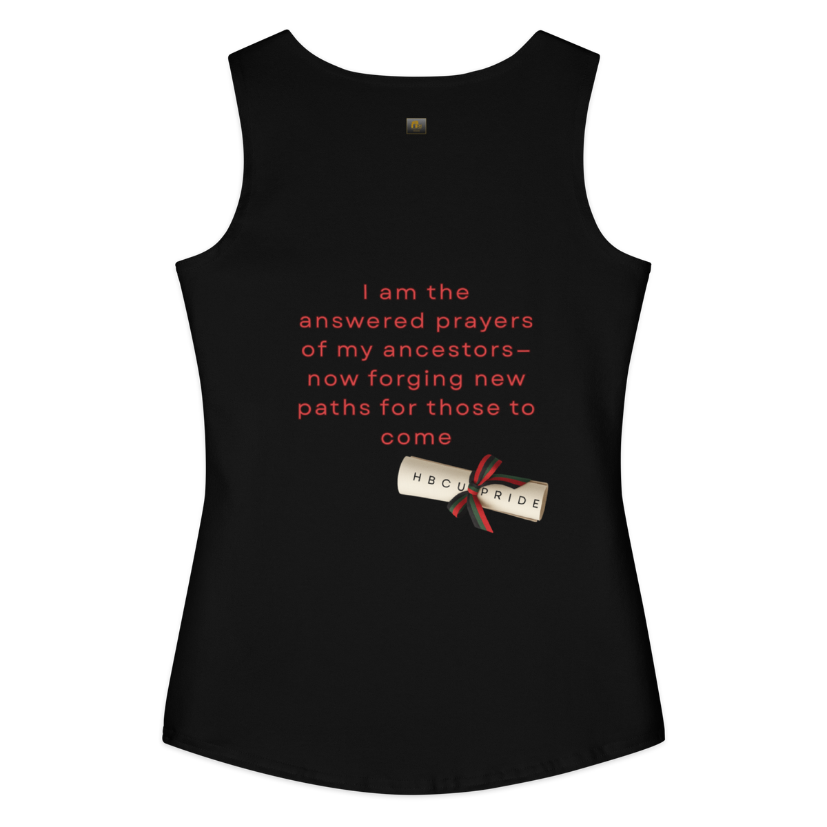 HBCU Educated Women's All-Over Print Cotton Tank Top
