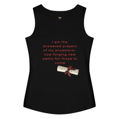 HBCU Educated Women's All-Over Print Cotton Tank Top