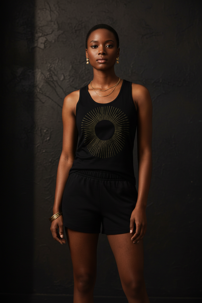 Golden Aura Women's Cotton Tank Top