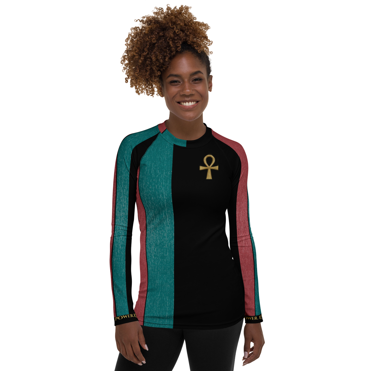 Ankh Rash Guard - Long Sleeve for Women