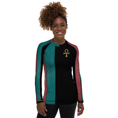 Ankh Rash Guard - Long Sleeve for Women