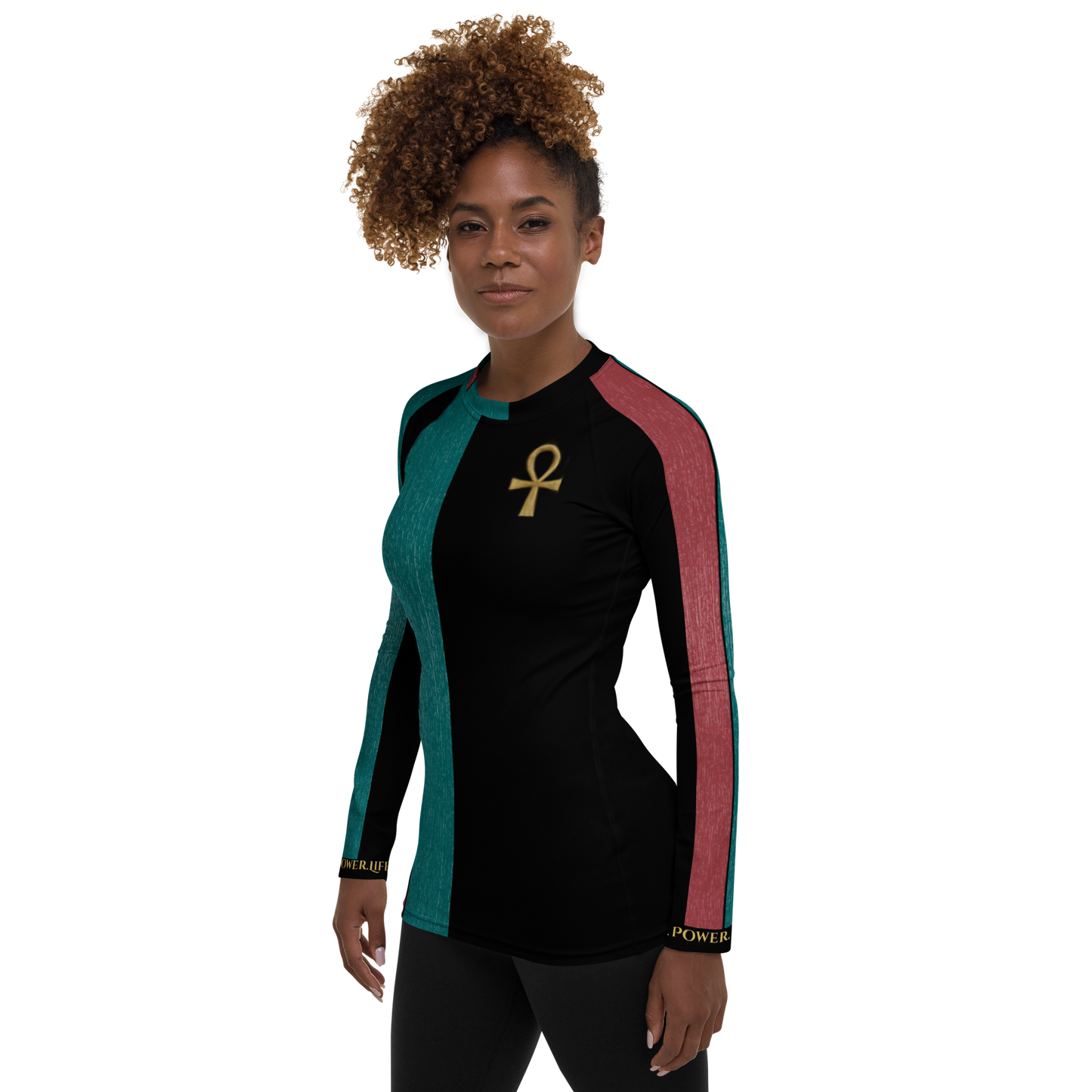 Ankh Rash Guard - Long Sleeve for Women