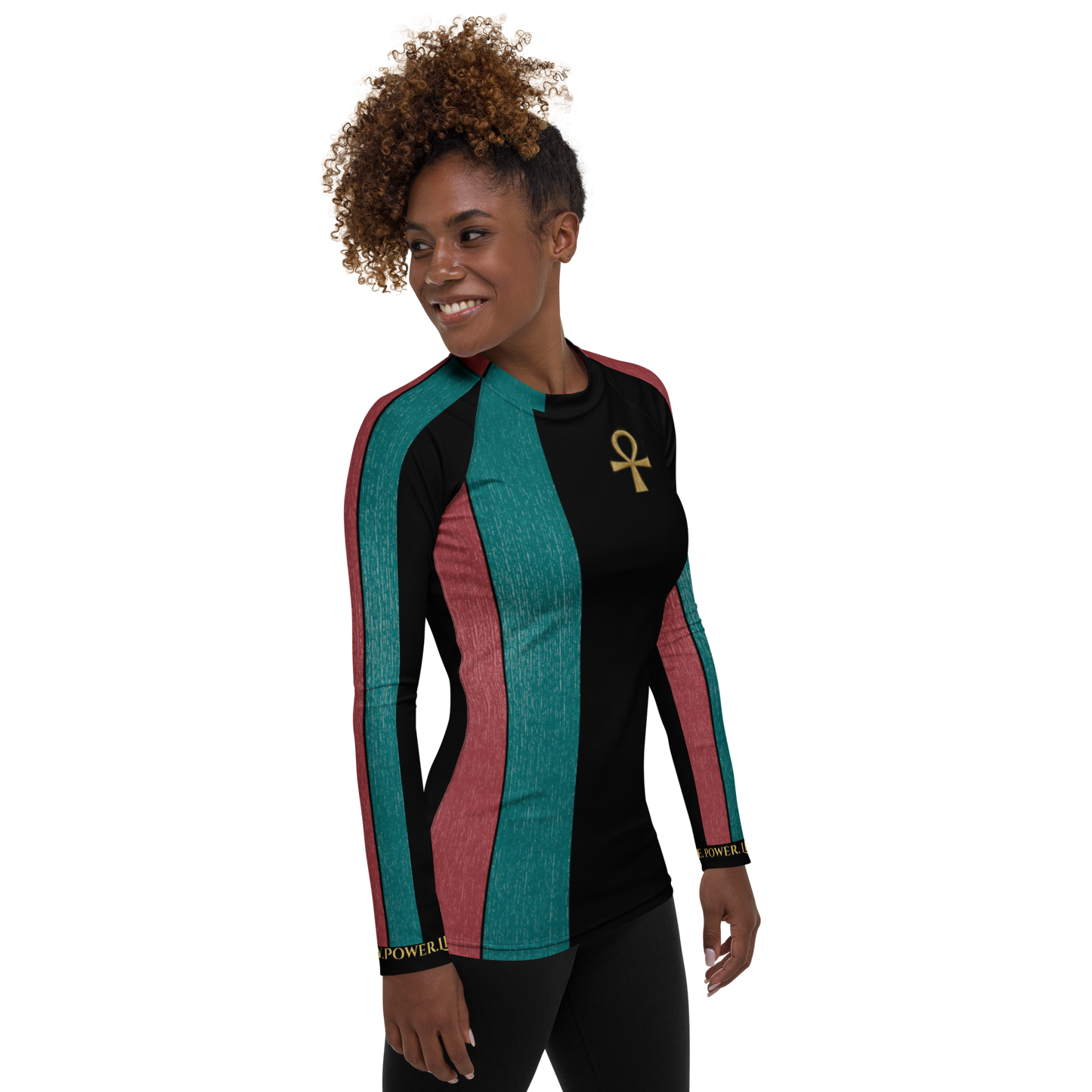 Ankh Rash Guard - Long Sleeve for Women