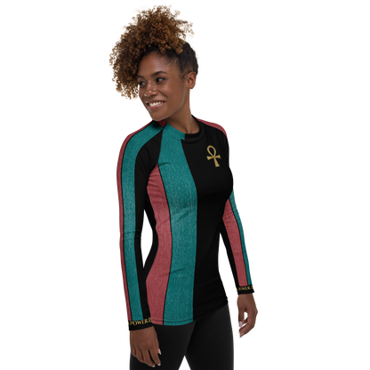 Ankh Rash Guard - Long Sleeve for Women