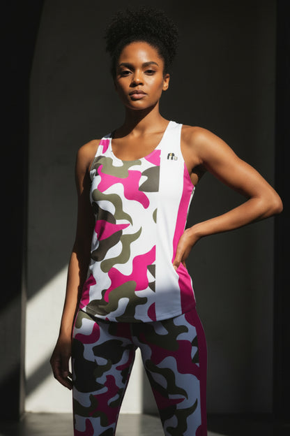 Luxe Camo Performance Tank for Women