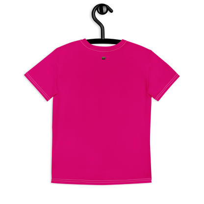 Knowledge Is Power Unisex Tee in Fuschia