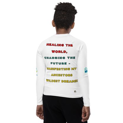 Future Scientist Youth Rash Guard Tee for Boys