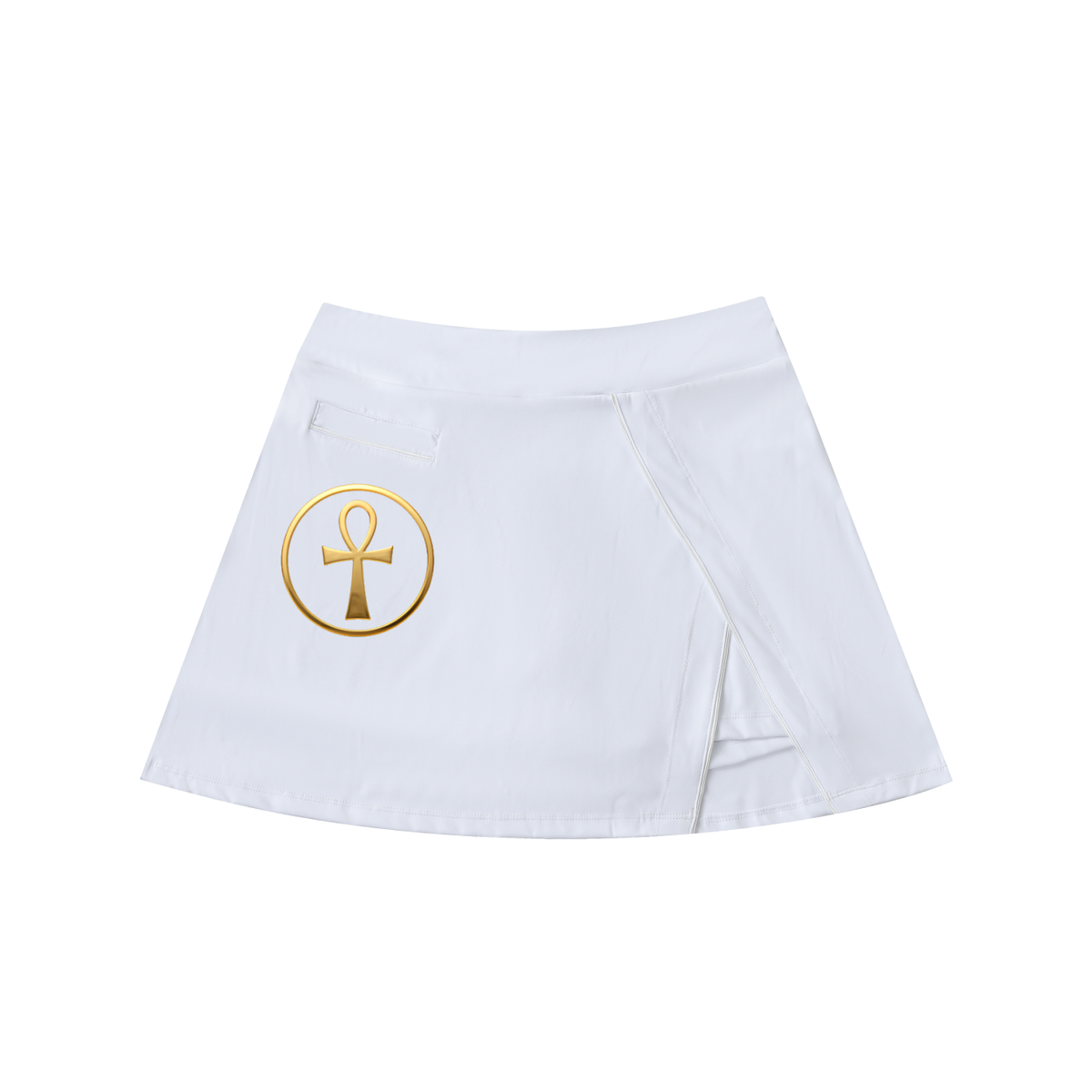 Life & Legacy High-Waist Pocketed A-Line Skirt – Women