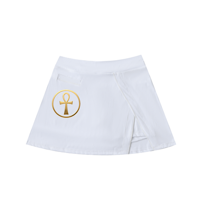 Life & Legacy High-Waist Pocketed A-Line Skirt – Women