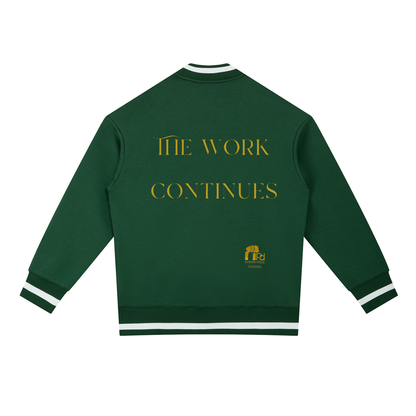 Icons of Heritage™ Contrast Piping Zip Unisex Bomber Jacket