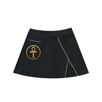 Life & Legacy High-Waist Pocketed A-Line Skirt – Women