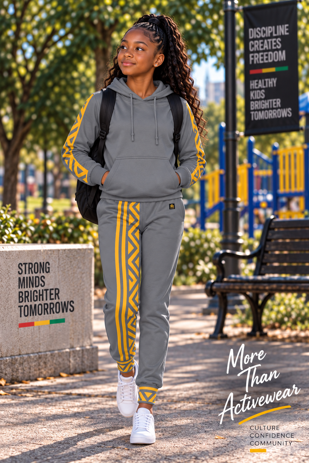 Trailblazers Unisex Joggers in Grey