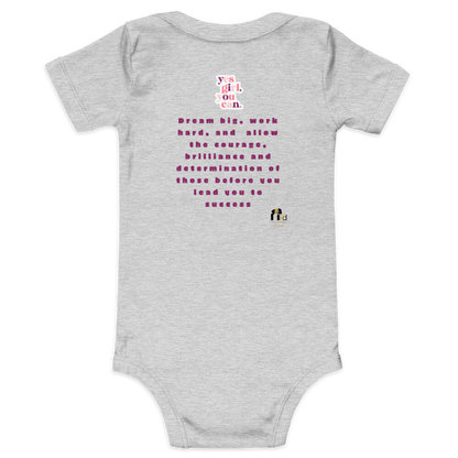 Proud Future HBCU Graduate Short Sleeve Onesie Tee for Girls