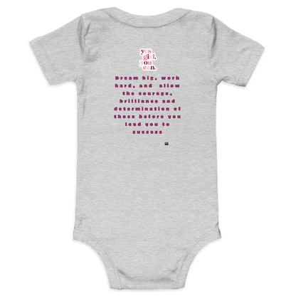 Proud Future HBCU Graduate Short Sleeve Onesie Tee for Girls