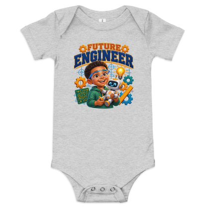 Future Engineer Baby Short Sleeve Onesie for Boys