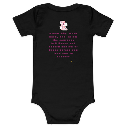 Proud Future HBCU Graduate Short Sleeve Onesie Tee for Girls
