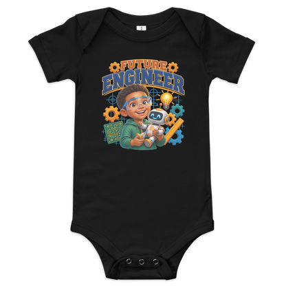 Future Engineer Baby Short Sleeve Onesie for Boys