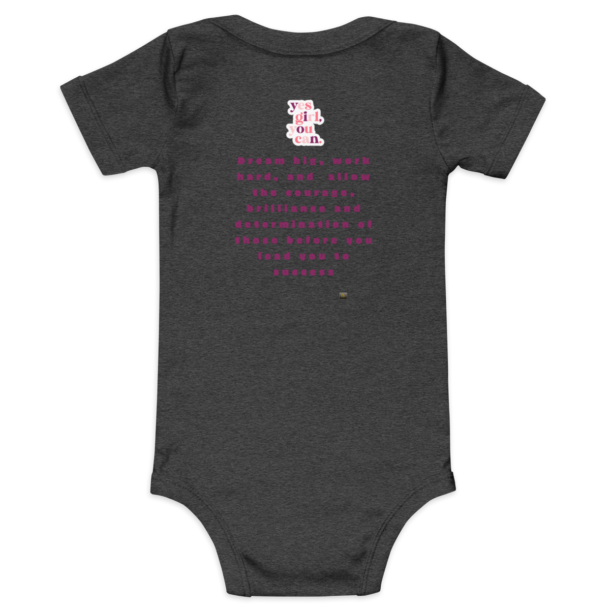 Proud Future HBCU Graduate Short Sleeve Onesie Tee for Girls