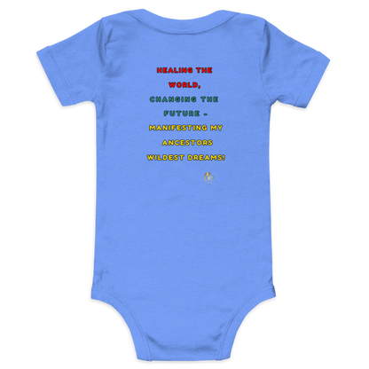 Future Scientist Baby Short Sleeve Onesie for Girls