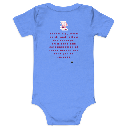 Proud Future HBCU Graduate Short Sleeve Onesie Tee for Girls
