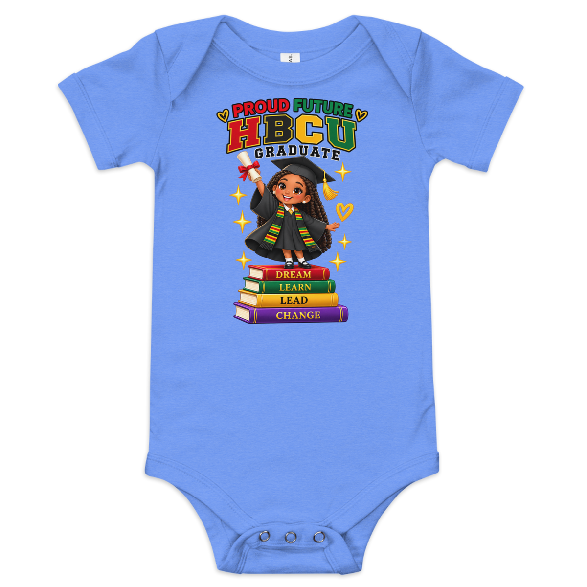 Proud Future HBCU Graduate Short Sleeve Onesie Tee for Girls